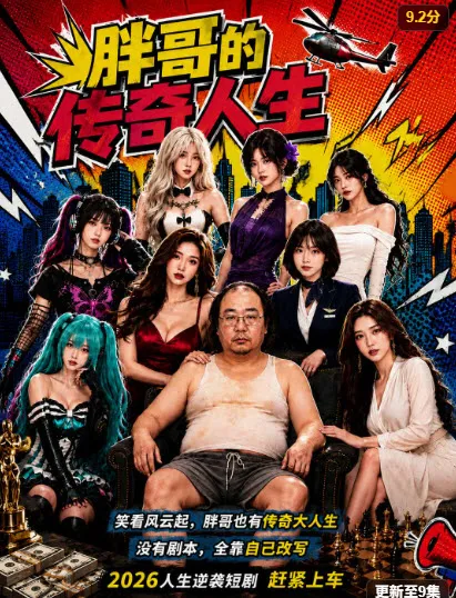橙果短剧 《重返十八岁：抢占首富先机逆天翻盘》 AI漫剧封面